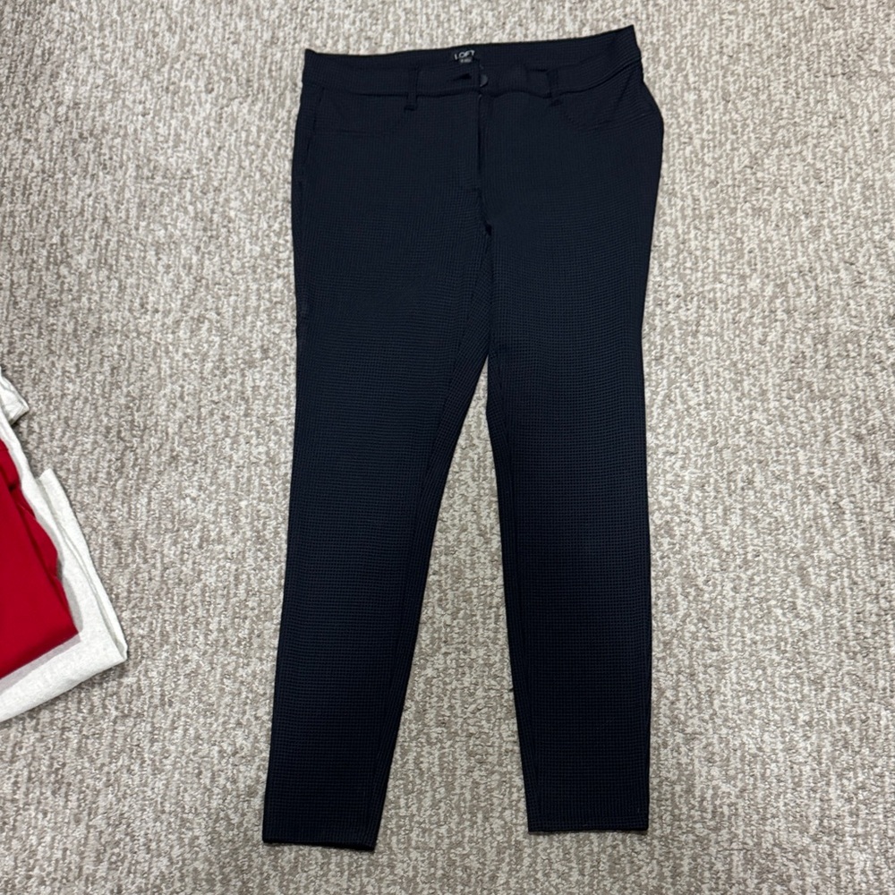 LOFT Black and Grey Leggings